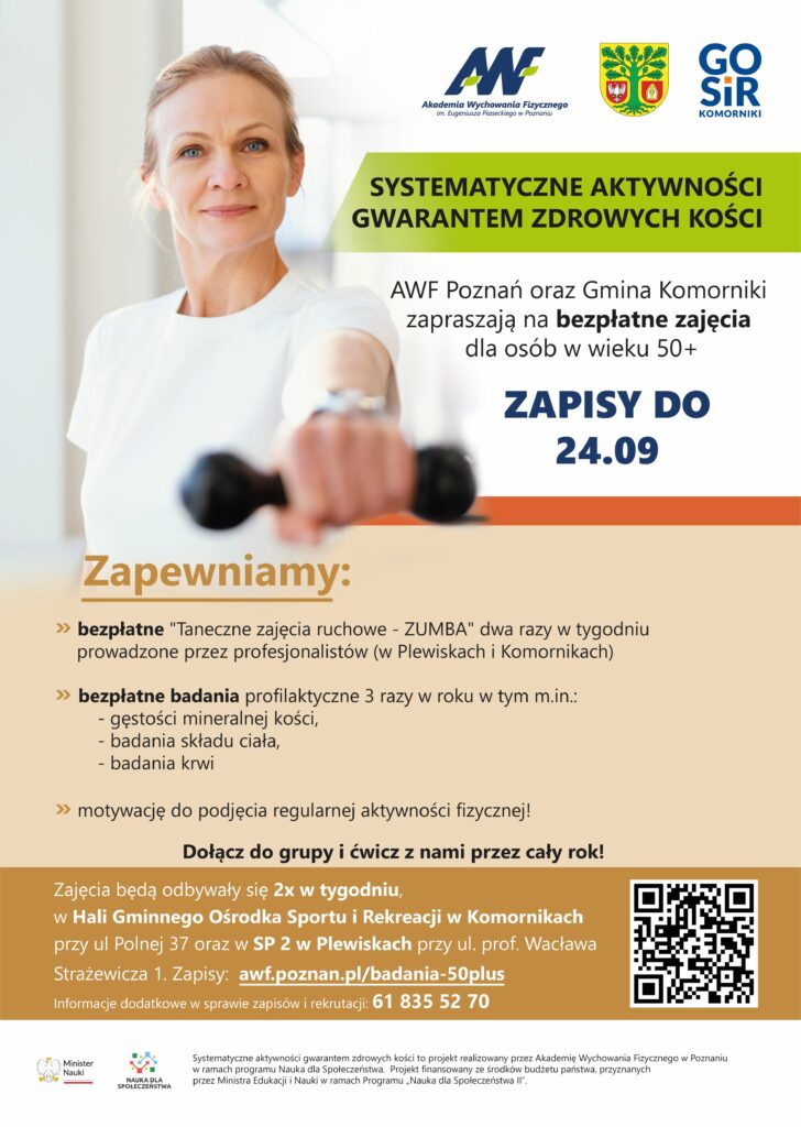 Plakat NOWY NAB&Oacute;R DO PROJEKTU 50+