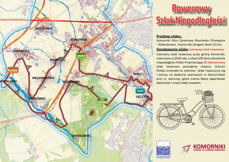 Mapa - Trasa rajdu rodzinnego